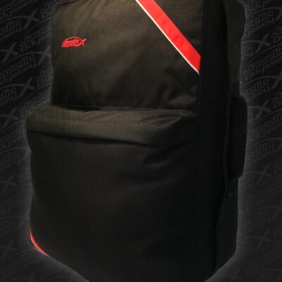 LG gear bag with black and red details