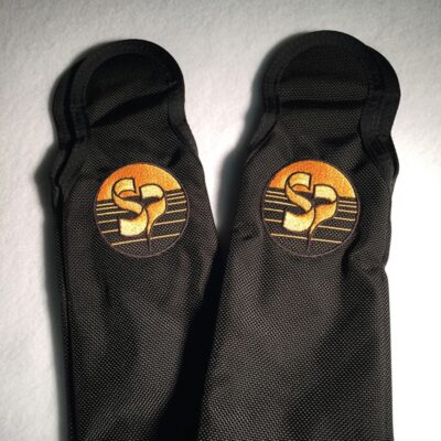 Leg Pad Covers with Gold Sun Path logo